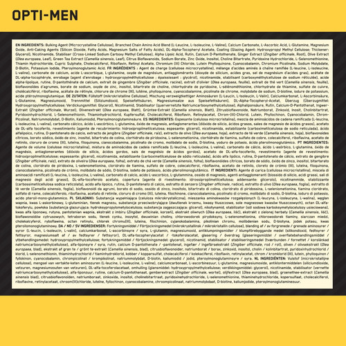 Opti men multivitamin tablets - multivitamin,